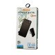 10k mAh Power Bank w/ Built-in Cable CM-660  (black)