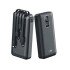 KP27 20k mAh Power Bank w/ Built-in Cable (black)