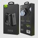 KP27 20k mAh Power Bank w/ Built-in Cable (black)