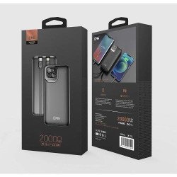 KPG101 10k mAh 22.5W Power Bank w/ Built-in Cable (black)