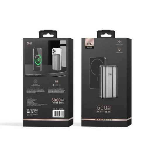 WPG054 Magsafe 5K mAh Battery Pack (silver)
