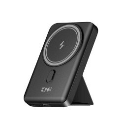 WPG101 Magsafe 10K mAh 22.5W Battery Pack w/ kickstand (black)