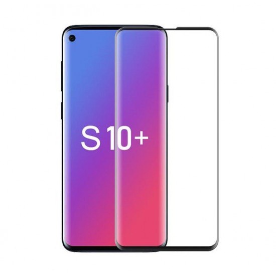 Curved Glass For Samsung Galaxy S10 Plus (black) Curved Glass For Samsung Galaxy S10 Plus (black)