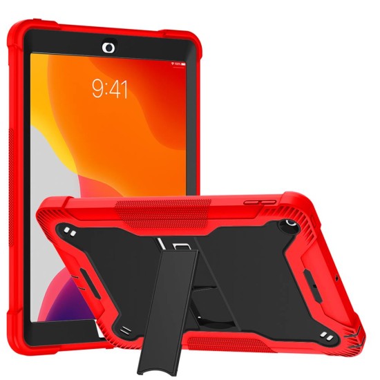 Hybrid Tablet Case w/ kickstand for iPad 10th 10.9" (red)