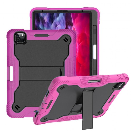 Hybrid Tablet Case w/ kickstand for iPad Pro 12.9" (hotpink)