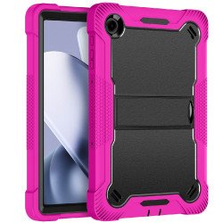 Hybrid Tablet Case w/ kickstand for Revvl Tab 2 (hotpink)