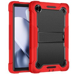 Hybrid Tablet Case w/ kickstand for Revvl Tab 2 (red)
