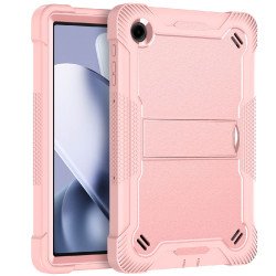 Hybrid Tablet Case w/ kickstand for Revvl Tab 2 (rose gold)
