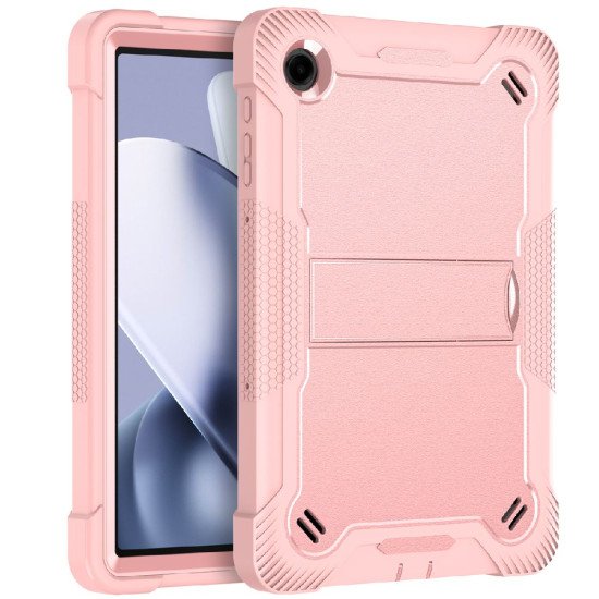 Hybrid Tablet Case w/ kickstand for Revvl Tab 2 (rose gold)