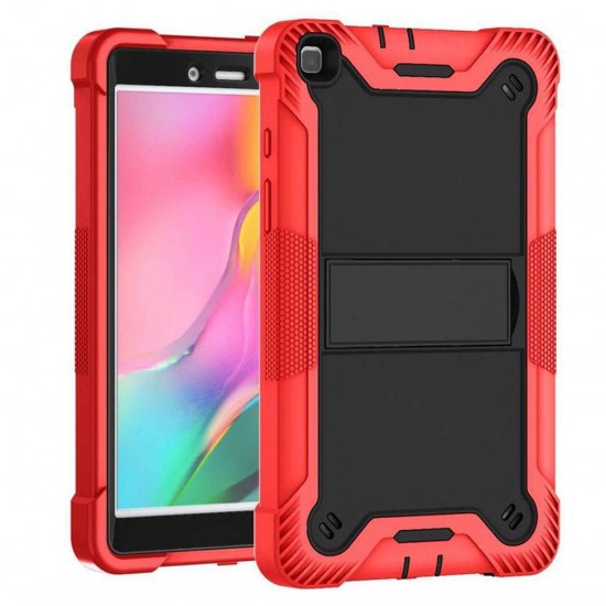 Hybrid Tablet Case w/ kickstand for iPad 5/6 9.7" (red)