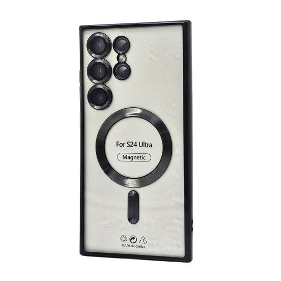 Electroplated Magsafe TPU Case for Samsung Galaxy S21 Ultra (black)