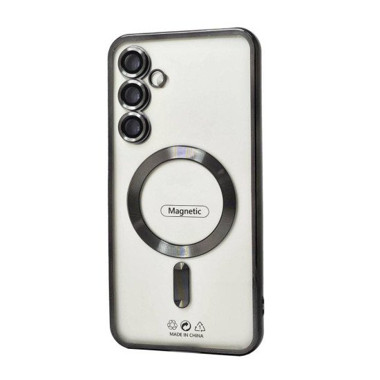 Electroplated Magsafe TPU Case for Samsung Galaxy S25 Plus (black)