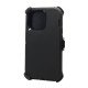Defender Case w/ Clip For iPhone 16 Plus (black)