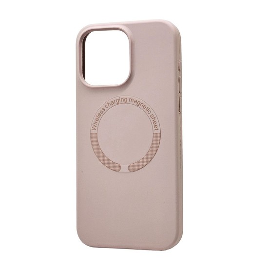 Magsafe Silicone Case For iPhone 14 (rose gold)