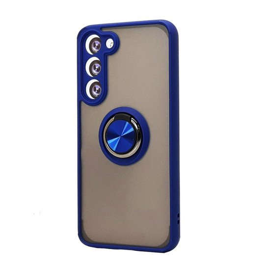 TPU Case w/ Magnetic Ring for Samsung S25 (blue) TPU Case w/ Magnetic Ring for Samsung S25 (blue)