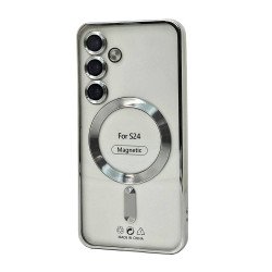 Electroplated Magsafe TPU Case for Samsung Galaxy S24 Plus (silver) Electroplated Magsafe TPU Case for Samsung Galaxy S24 Plus (silver)
