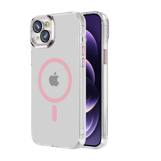Clear Shield Magsafe TPU Case for iPhone 13 (pink)