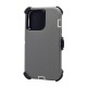Defender Case w/ Clip For iPhone 15 Pro Max (grey)