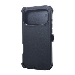 Defender Case w/ Clip For iPhone 18 Pro Max (black)
