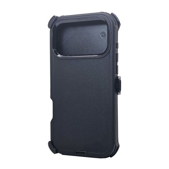 Defender Case w/ Clip For iPhone 18 Pro (black)