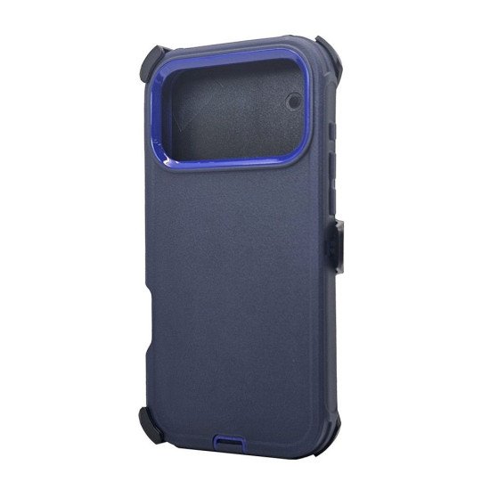 Defender Case w/ Clip For iPhone 18 Pro (blue)