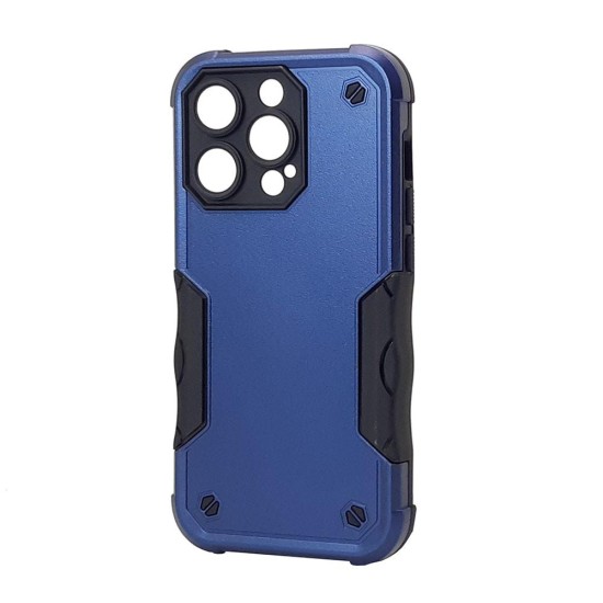 Commander Hybrid Case For iPhone 15 Pro (blue)