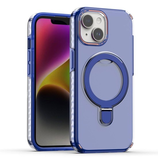 Kickstand Magsafe Hybrid Case for iPhone 14 (blue)