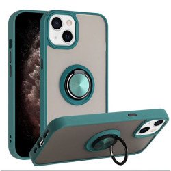 TPU Case w/ Magnetic Ring for iPhone 16 (green) TPU Case w/ Magnetic Ring for iPhone 16 (green)