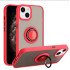 TPU Case w/ Magnetic Ring for iPhone 16 (red)