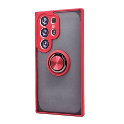 TPU Case w/ Magnetic Ring for Samsung S25 Ultra (red) TPU Case w/ Magnetic Ring for Samsung S25 Ultra (red)