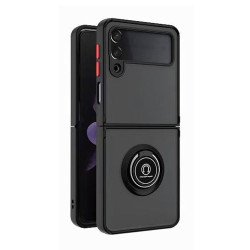 TPU Case w/ Magnetic Ring for Samsung Z Flip 6 (black) TPU Case w/ Magnetic Ring for Samsung Z Flip 6 (black)