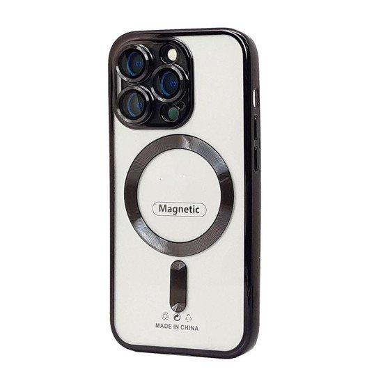 Electroplated Magsafe TPU Case for iPhone 16 Pro (black) Electroplated Magsafe TPU Case for iPhone 16 Pro (black)