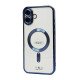 Electroplated Magsafe TPU Case for iPhone 16 (blue)