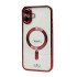 Electroplated Magsafe TPU Case for iPhone 16 (red)