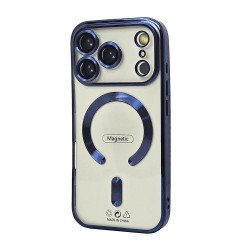 Electroplated Magsafe TPU Case for iPhone 17 Pro Max (blue)