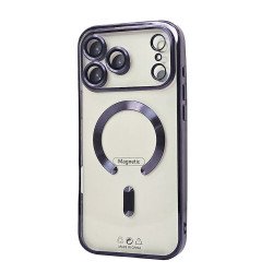 Electroplated Magsafe TPU Case for iPhone 17 Pro Max (purple)