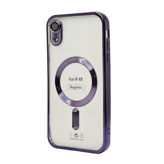 Electroplated Magsafe TPU Case for iPhone XR (purple)