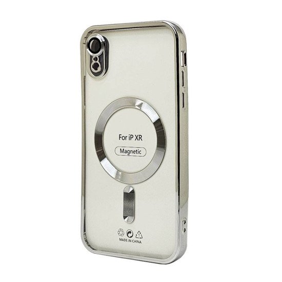 Electroplated Magsafe TPU Case for iPhone XR (silver)