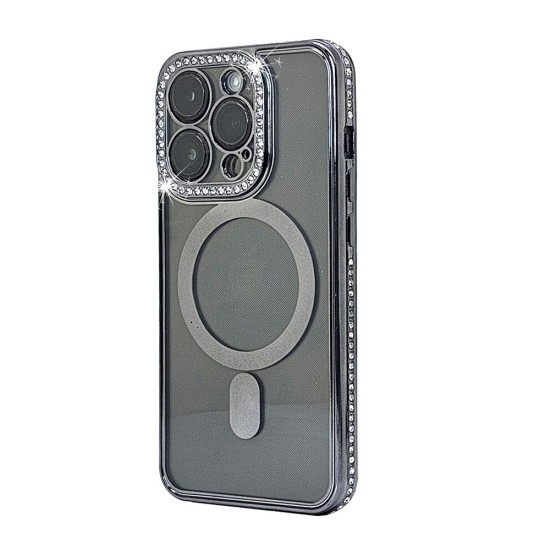 Sparkle Magsafe TPU Case for iPhone 15 Plus (black)