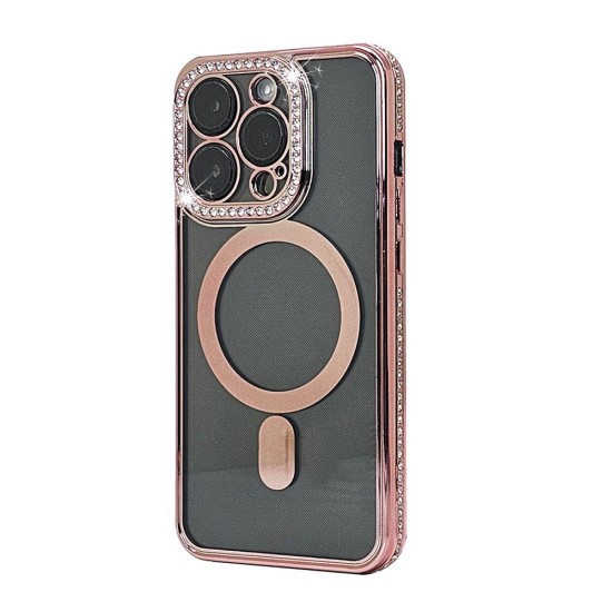 Sparkle Magsafe TPU Case for iPhone 15 Plus (pink)