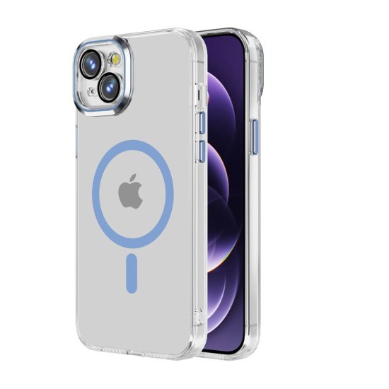 Clear Shield Magsafe TPU Case for iPhone 12 (blue)