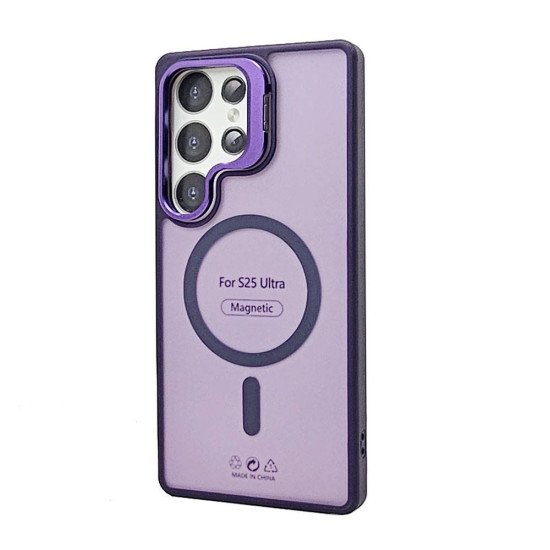KickStand Magsafe TPU Case for Samsung Galaxy S25 Ultra (purple)