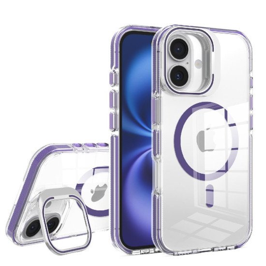 Clear Shield V2 Magsafe TPU Case for iPhone 12 (purple)