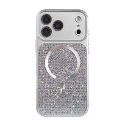 Rhinestone Magsafe Case for iPhone 17 Pro (silver)