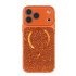 Rhinestone Magsafe Case for iPhone 17 Pro (orange)