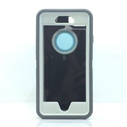 Defender Case w/ Clip For iPhone 8, 7 (grey+white) Defender Case w/ Clip For iPhone 8, 7 (grey+white)