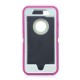 Defender Case w/ Clip For iPhone 8, 7 (pink+white)