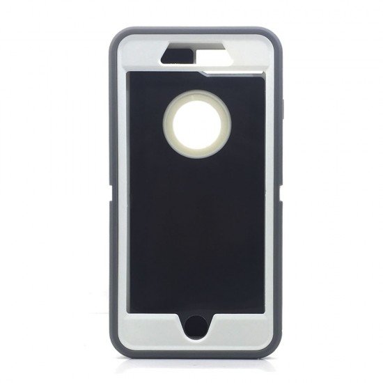 Defender Case w/ Clip For iPhone 8 Plus, 7 Plus (grey)