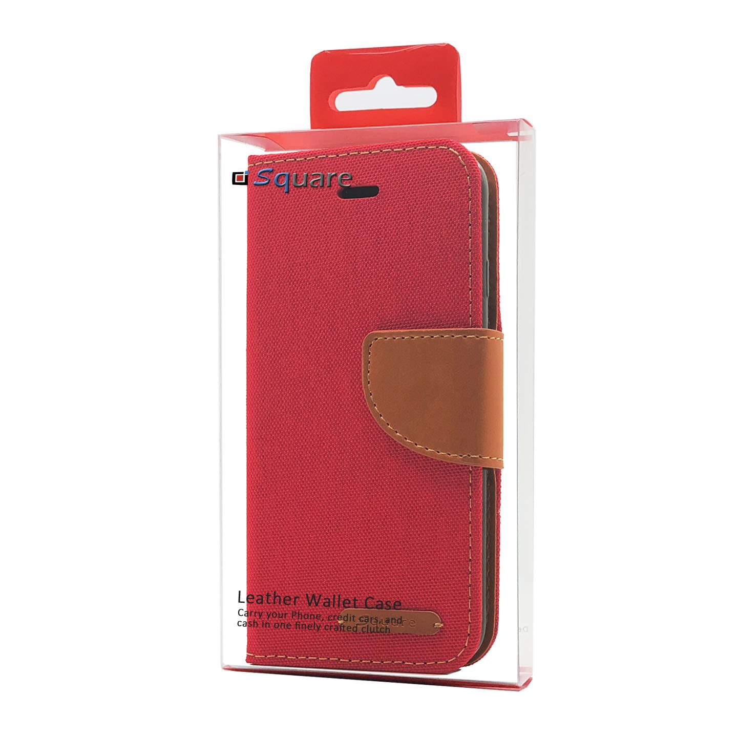 Mesh Wallet Case For Samsung Galaxy S10E (red)